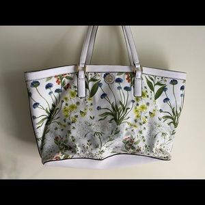Tory Burch Robinson Floral Canvas Tote